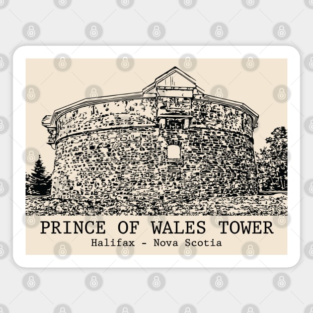 Prince of Wales Tower - Halifax NS Magnet by Lakeric